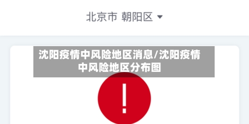 沈阳疫情中风险地区消息/沈阳疫情中风险地区分布图-第3张图片