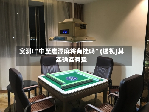 实测!“中至鹰潭麻将有挂吗”(透视)其实确实有挂-第3张图片
