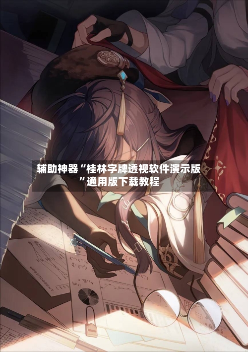 辅助神器“桂林字牌透视软件演示版”通用版下载教程-第3张图片