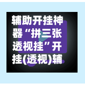 辅助开挂神器“拼三张透视挂”开挂(透视)辅助教程-第2张图片