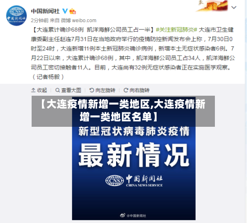 【大连疫情新增一类地区,大连疫情新增一类地区名单】-第2张图片
