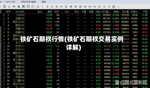 铁矿石期权行情(铁矿石期权交易实例详解)