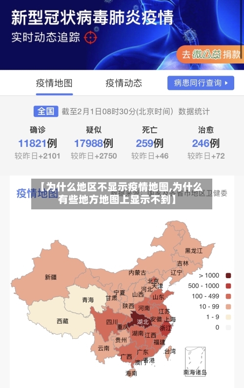 【为什么地区不显示疫情地图,为什么有些地方地图上显示不到】-第2张图片