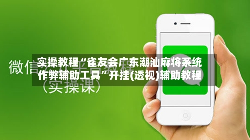 实操教程“雀友会广东潮汕麻将系统作弊辅助工具”开挂(透视)辅助教程