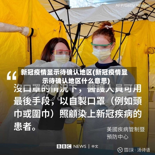 新冠疫情显示待确认地区(新冠疫情显示待确认地区什么意思)