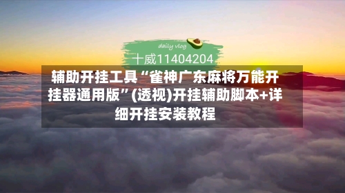 辅助开挂工具“雀神广东麻将万能开挂器通用版	”(透视)开挂辅助脚本+详细开挂安装教程-第3张图片