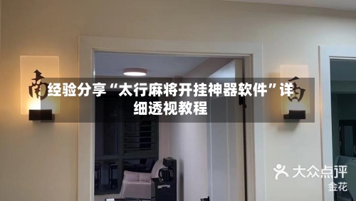 经验分享“太行麻将开挂神器软件”详细透视教程-第3张图片