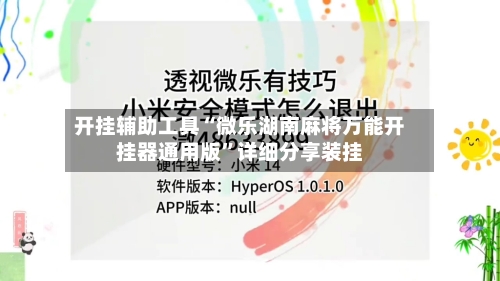开挂辅助工具“微乐湖南麻将万能开挂器通用版”详细分享装挂