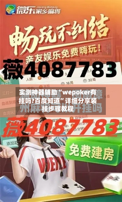实测神器辅助“wepoker有挂吗?百度知道”详细分享装挂步骤教程-第2张图片