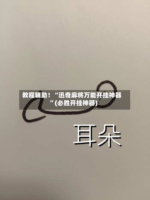 教程辅助！“迅奇麻将万能开挂神器”(必胜开挂神器)-第2张图片