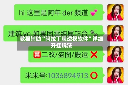 教程辅助“阿拉丁牌透视软件”详细开挂玩法-第3张图片