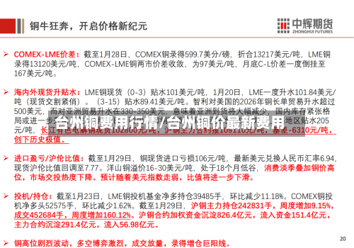 台州铜费用行情/台州铜价最新费用-第2张图片