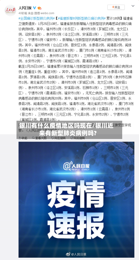 银川有什么疫情地区吗现在/银川近来有新型肺炎病例吗?-第2张图片