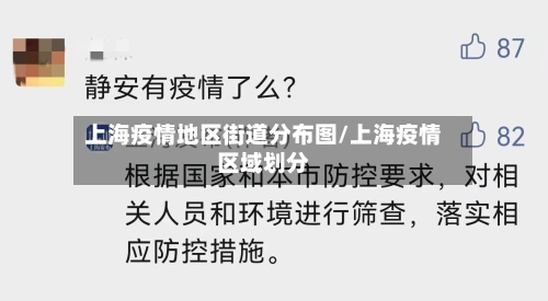上海疫情地区街道分布图/上海疫情区域划分