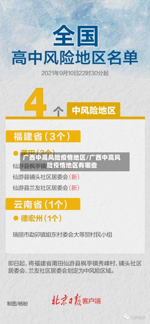 广西中高风险疫情地区/广西中高风险疫情地区有哪些-第2张图片