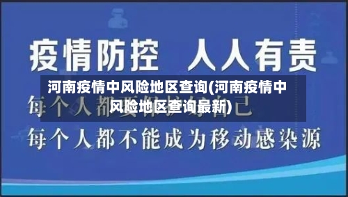 河南疫情中风险地区查询(河南疫情中风险地区查询最新)