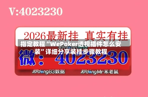 指定教程“WePoker透视插件怎么安装”详细分享装挂步骤教程-第2张图片