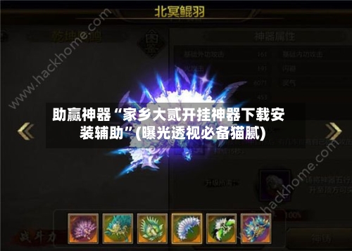 助赢神器“家乡大贰开挂神器下载安装辅助”(曝光透视必备猫腻)-第2张图片