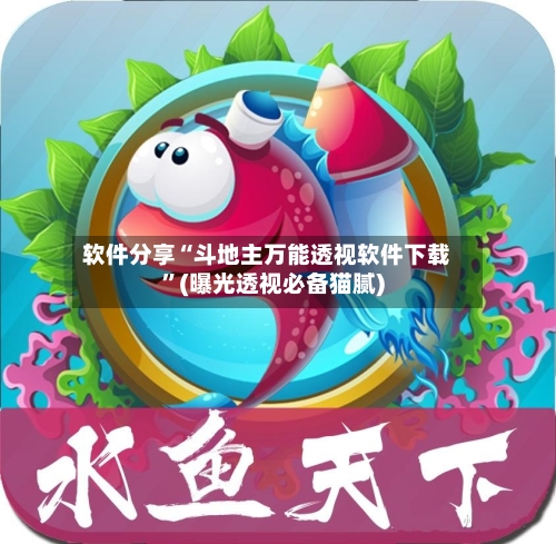 软件分享“斗地主万能透视软件下载”(曝光透视必备猫腻)-第3张图片