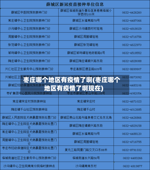 枣庄哪个地区有疫情了啊(枣庄哪个地区有疫情了啊现在)-第2张图片