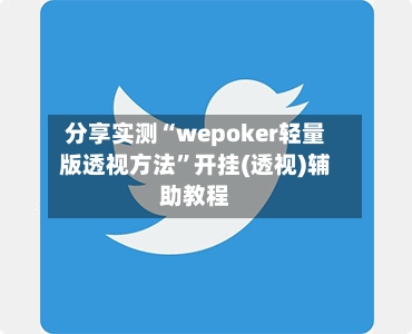 分享实测“wepoker轻量版透视方法”开挂(透视)辅助教程-第2张图片