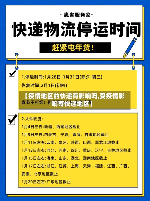 【疫情地区的快递有影响吗,受疫情影响寄快递地区】