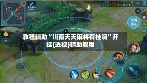 教程辅助“川南天天麻将有挂嘛”开挂(透视)辅助教程-第2张图片