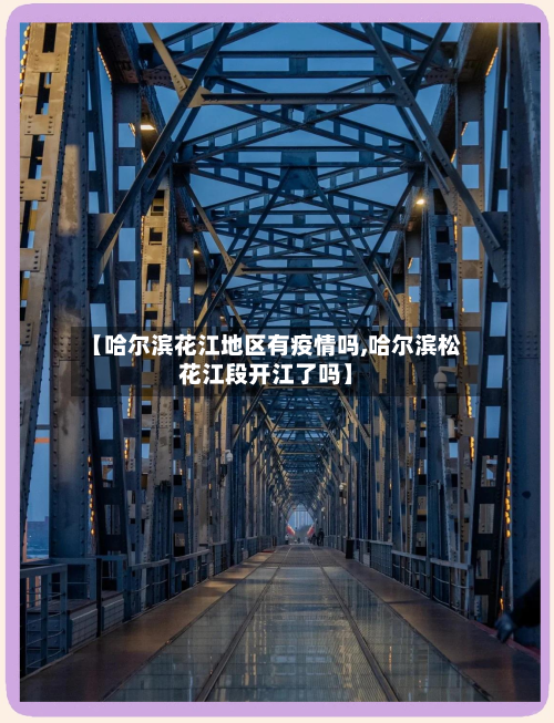 【哈尔滨花江地区有疫情吗,哈尔滨松花江段开江了吗】-第2张图片