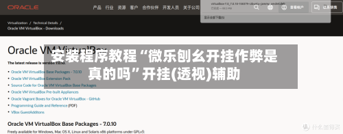 安装程序教程“微乐刨幺开挂作弊是真的吗”开挂(透视)辅助