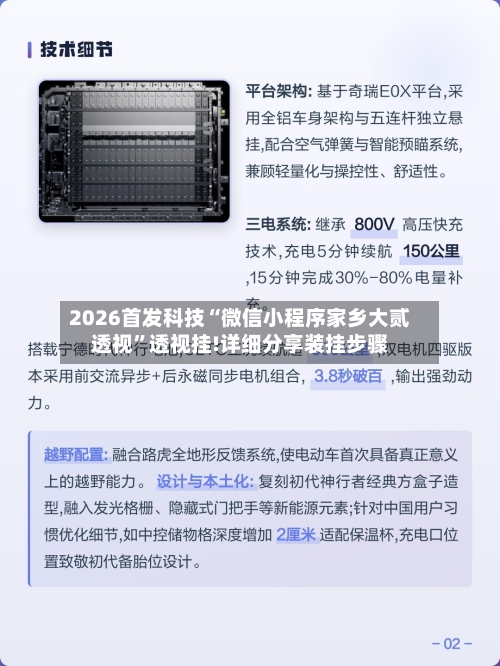 2026首发科技“微信小程序家乡大贰透视”透视挂!详细分享装挂步骤-第2张图片