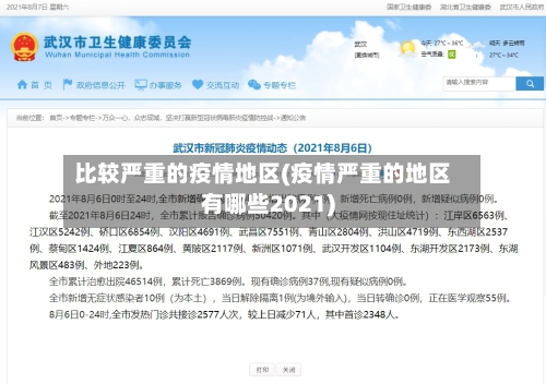 比较严重的疫情地区(疫情严重的地区有哪些2021)