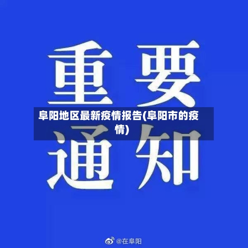 阜阳地区最新疫情报告(阜阳市的疫情)-第3张图片