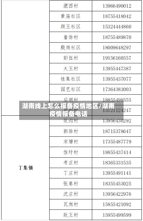 湖南线上怎么报备疫情地区/湖南疫情报备电话-第2张图片