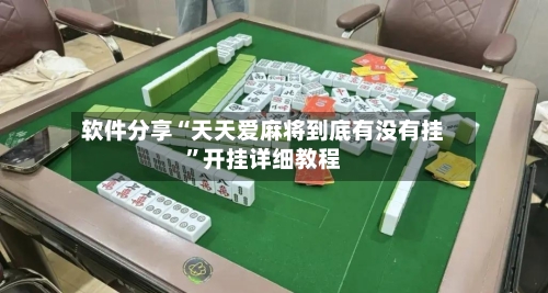 软件分享“天天爱麻将到底有没有挂	”开挂详细教程-第3张图片
