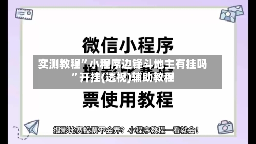 实测教程	”小程序边锋斗地主有挂吗”开挂(透视)辅助教程-第2张图片