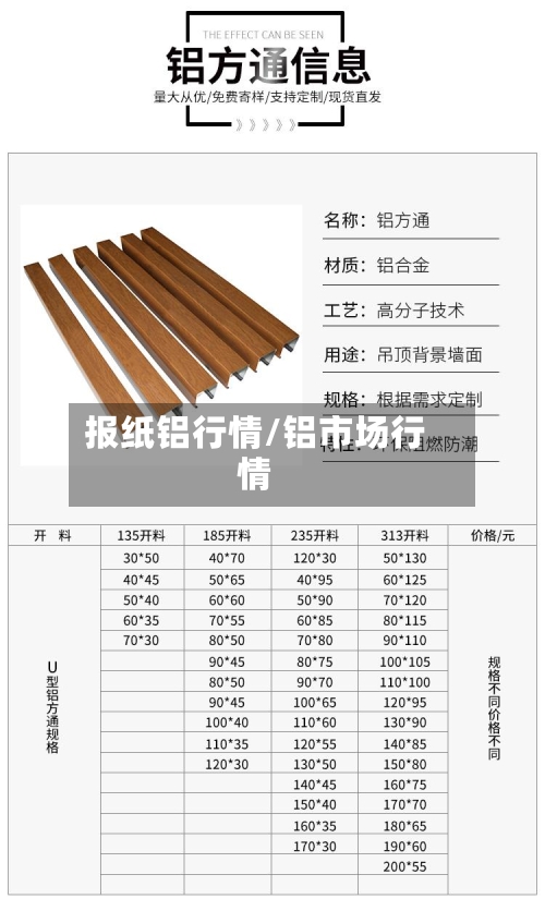 报纸铝行情/铝市场行情