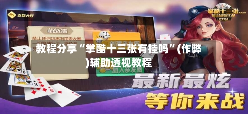教程分享“掌酷十三张有挂吗	”(作弊)辅助透视教程-第2张图片