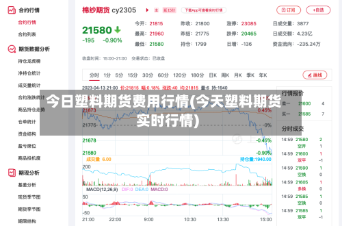 今日塑料期货费用行情(今天塑料期货实时行情)