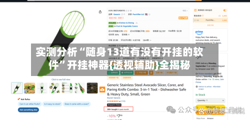 实测分析“随身13道有没有开挂的软件”开挂神器{透视辅助}全揭秘