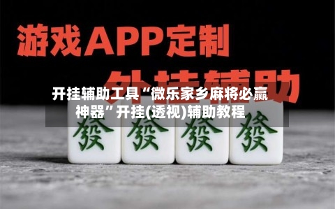 开挂辅助工具“微乐家乡麻将必赢神器	”开挂(透视)辅助教程-第3张图片