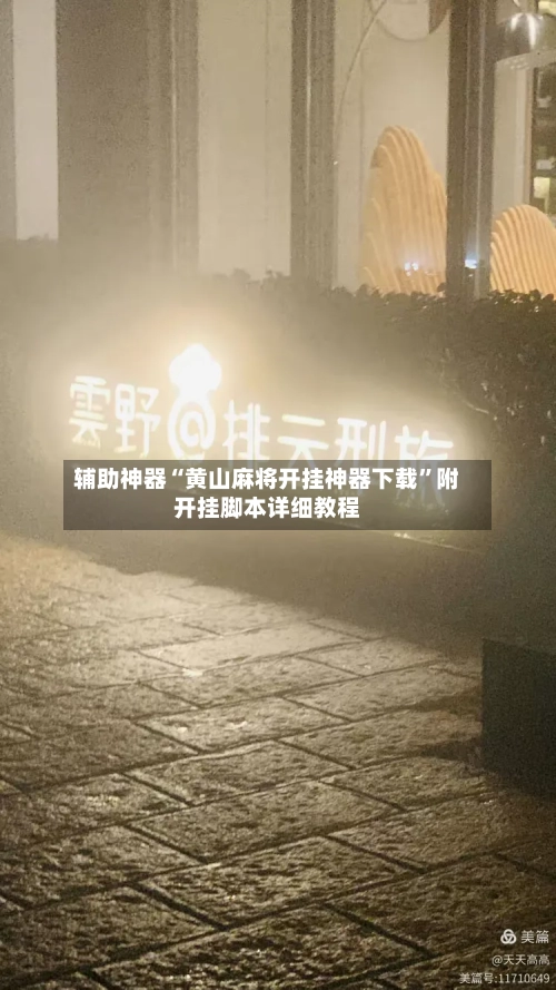 辅助神器“黄山麻将开挂神器下载”附开挂脚本详细教程-第3张图片