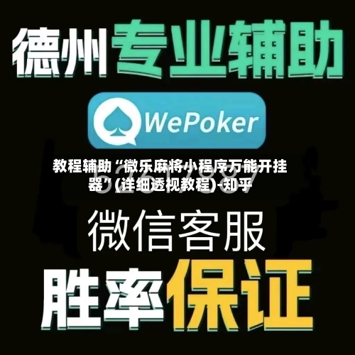 教程辅助“微乐麻将小程序万能开挂器”(详细透视教程)-知乎-第3张图片