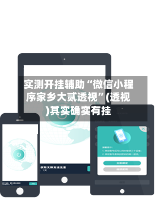 实测开挂辅助“微信小程序家乡大贰透视”(透视)其实确实有挂