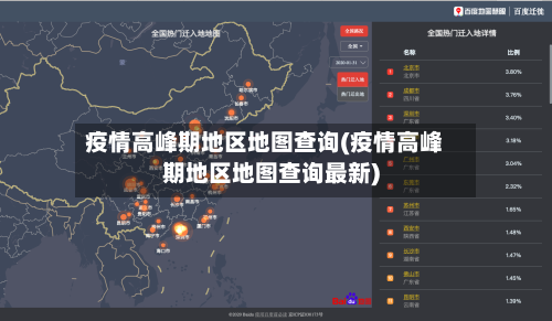 疫情高峰期地区地图查询(疫情高峰期地区地图查询最新)-第2张图片