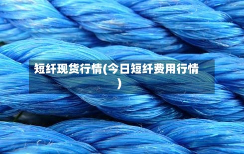 短纤现货行情(今日短纤费用行情)