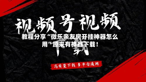 教程分享“微乐亲友房开挂神器怎么用	”原来有神器下载！-第2张图片