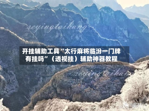 开挂辅助工具“太行麻将临汾一门牌有挂吗”（透视挂）辅助神器教程