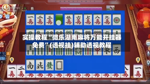 实操教程“微乐湖南麻将万能开挂器免费”(透视挂)辅助透视教程
