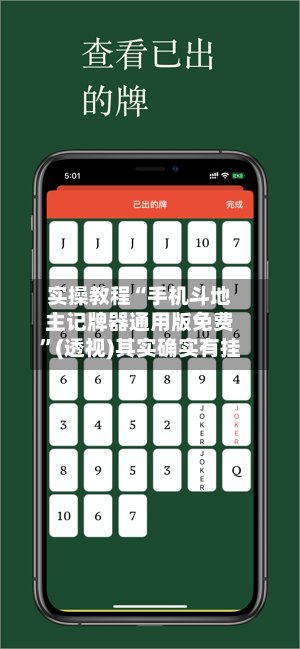实操教程“手机斗地主记牌器通用版免费”(透视)其实确实有挂-第2张图片