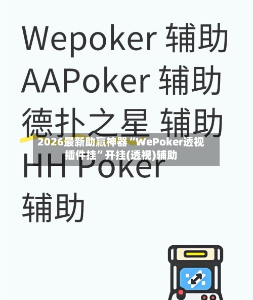 2026最新助赢神器“WePoker透视插件挂	”开挂(透视)辅助-第2张图片